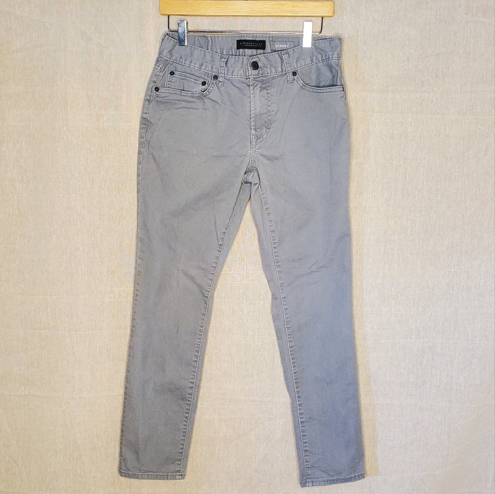 ♡ Aeropostle Gray Skinny Jeans Size 30/30